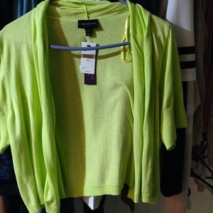 Lime Green comfy shrug